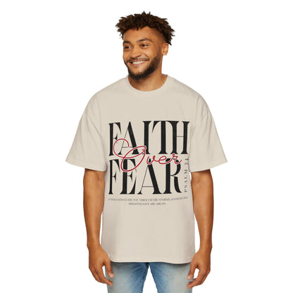 Faith Over Fear Unisex Oversiezed T-Shirt